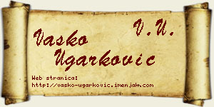 Vasko Ugarković vizit kartica